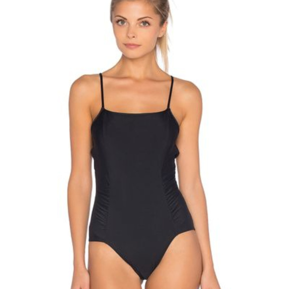 🆕 Free People  Solid Black Rhythm One Piece - Picture 3 of 5